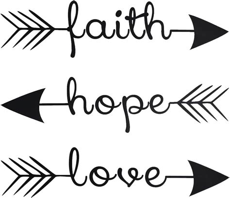 QUMENEY Wall Decals Faith Hope Love Family Wall Quotes Bible Verses ...