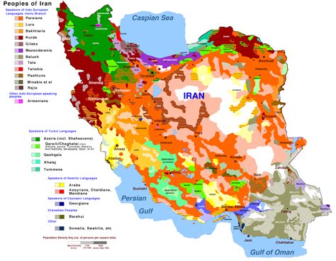 Peoples of Iran - Vivid Maps