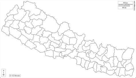 Nepal free map, free blank map, free outline map, free base map outline ...