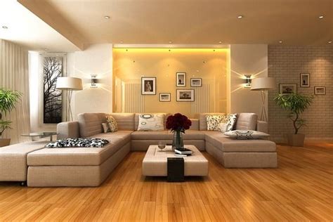 Sala con pisos de madera Neutral Living Room, New Living Room, Living Room Modern, Living Room ...