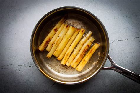 Black Salsify with Almonds, Honey and Black Pepper (Stunning!)