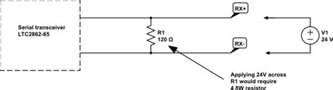 termination - Alternative to high Watt resistor terminating resistor ...