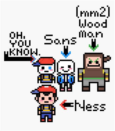 Transparent Ness Sprite Png - Earthbound Undertale Ness Sprite, Png Download - kindpng