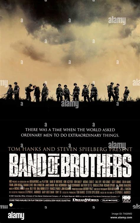 Band of Brothers (TV Mini Series) Year : 2001 USA / UK Poster (USA Stock Photo - Alamy