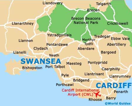 Swansea Maps and Orientation: Swansea, West Glamorgan, Wales