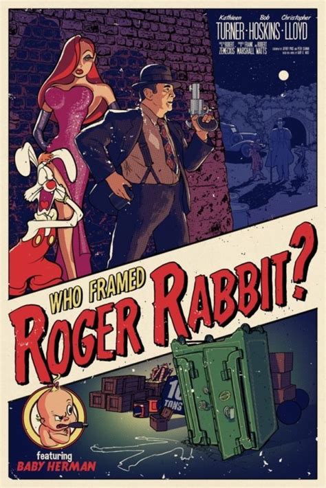 Who Framed Roger Rabbit | Movie posters, Movie posters vintage, Roger rabbit