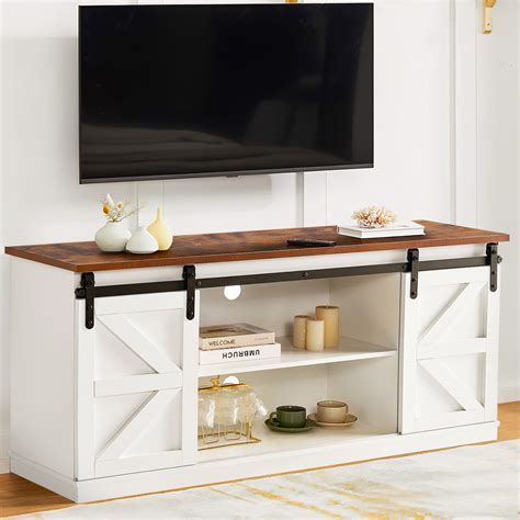 Oneinmil TV Stand, TV Stands for 65 inch TV, White - Walmart.com