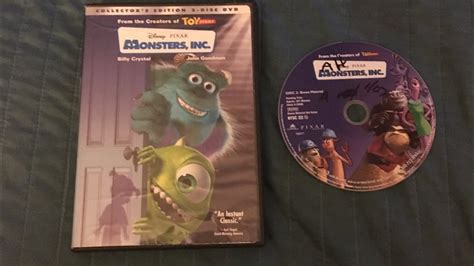 Opening to Monsters Inc 2002 DVD (Disc 2) - YouTube