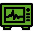 ECG monitor - free icon