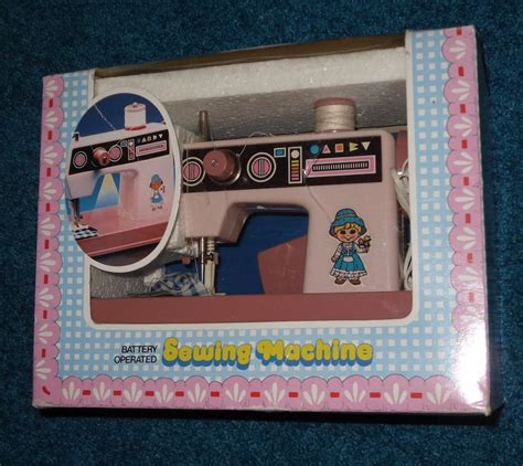 Sewing Machine Miniature Childs Toy Battery Operated