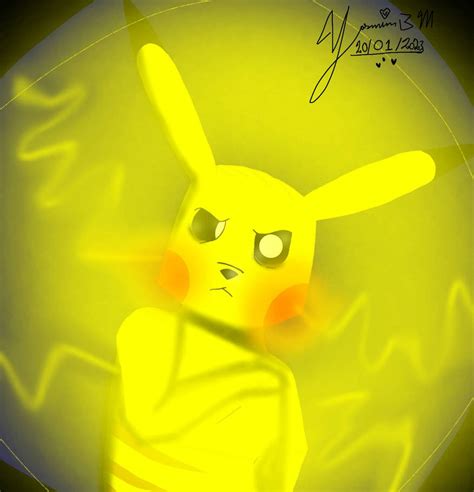 A creepy Pikachu fanart. by yasmim456 on DeviantArt