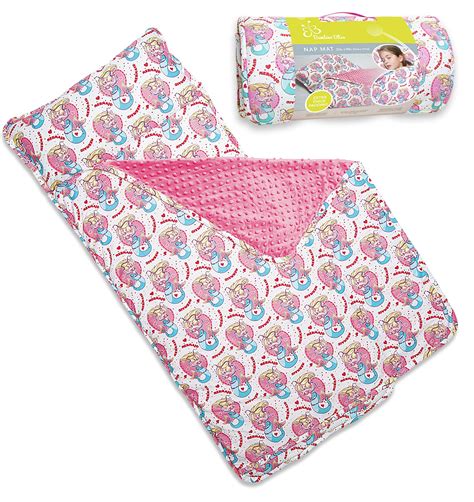 Amazon.com: Kids Nap Mat with Removable Pillow - Soft, Lightweight Mats, Easy Clean Toddler Nap ...