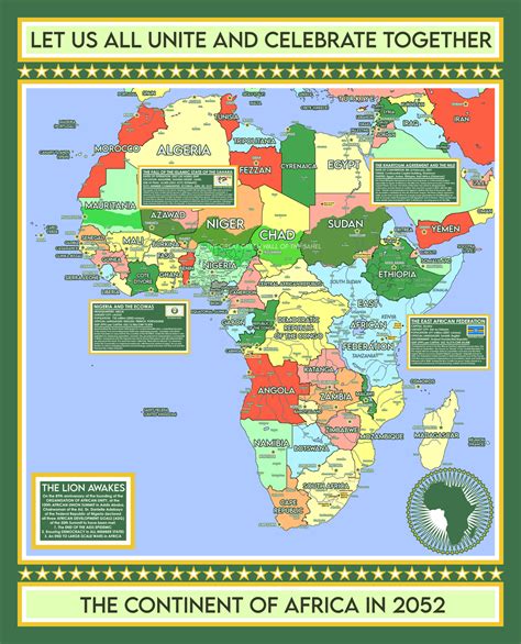 Nkosi Sikelel' iAfrika: Africa, following a very optimistic 30 years. : r/imaginarymaps