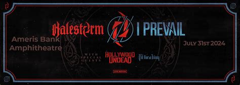 I Prevail & Halestorm Tickets | 31st July | Ameris Bank Amphitheatre at ...