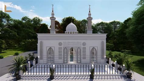 Beautiful small masjid design | Masjid Elevation | masjid front design ...