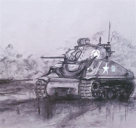 M4 Sherman Commissioned Drawing : r/tanks