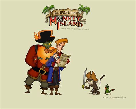 tales of monkey island for desktops | Monkey island, Island art, Character drawing