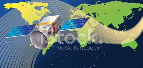 Satellite In The Outerspace Stock Photo | Royalty-Free | FreeImages