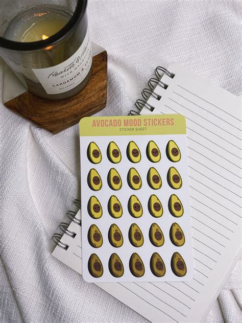 Mood Tracker Mood Stickers Emotion Stickers Sticker Sheet - Etsy