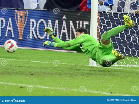 Football Or Soccer Goalkeeper Save Editorial Image - Image: 42607080