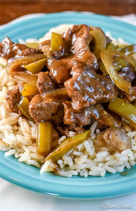 Beef Tips and Rice | Beef tips and rice, Beef tip recipes, Crockpot recipes beef