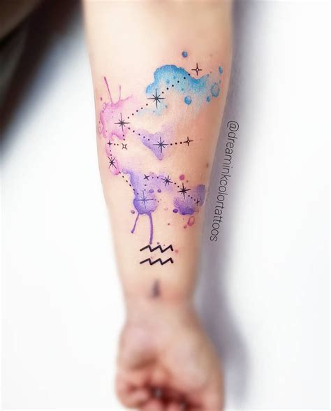 Aquarius Constellation Tattoo | Tattoo Ideas and Inspiration | Aquarius ...