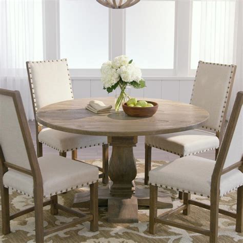 Home Decorators Collection Aldridge Antique Grey Round Dining Table ...