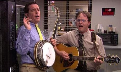 Love the music on the show (and Andy's a cappella) | Office theme song, The office show, Office ...