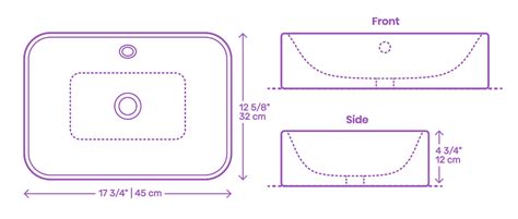 Bathroom Sink Measurements - Artcomcrea