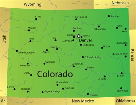 Colorado City Map | Colorado Map With Cities | WhatsAnswer