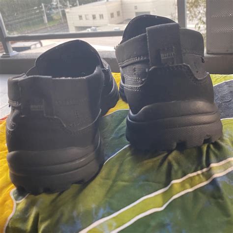 Black Slip On Skechers - in great condition! +... - Depop