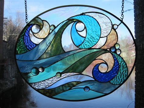 stained glass pattern for ocean wave - Google Search Mosaic Stained ...