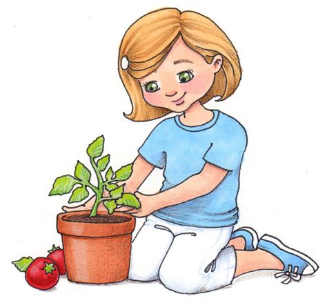 Planting Plants Clipart