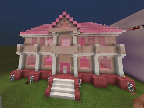 Pink Mansion | Minecraft mansion, Minecraft cottage, Minecraft house tutorials