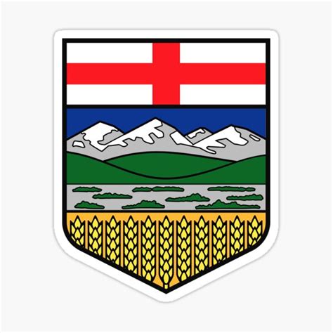 "Alberta Flag symbol" Sticker for Sale by tony4urban | Redbubble