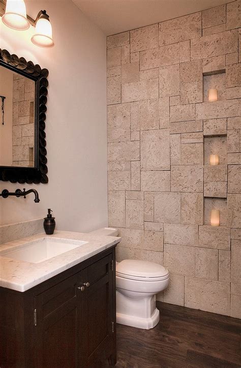 30 Exquisite & Inspired Bathrooms With Stone Walls