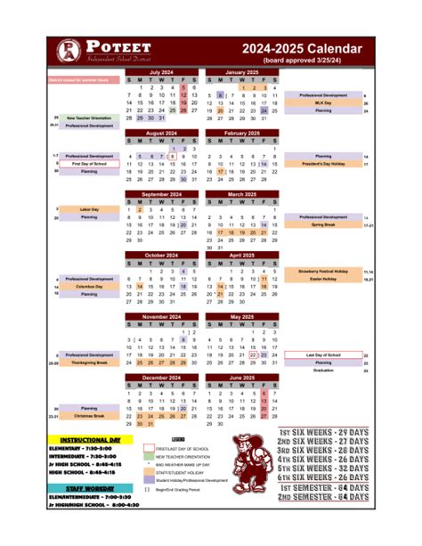 Poteet Isd Calendar - Anet Maggee