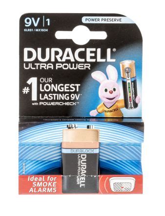 Duracell Alkaline 9V Battery PP3 - Coast & Middle East Electrical Devices