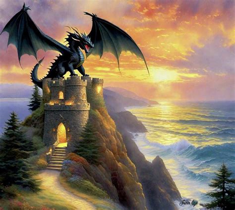 Black Dragon Digital Art by James Eye - Fine Art America