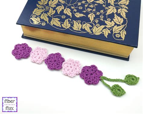 Botanical Crochet Bookmark, Free Pattern + Video Tutorial ...