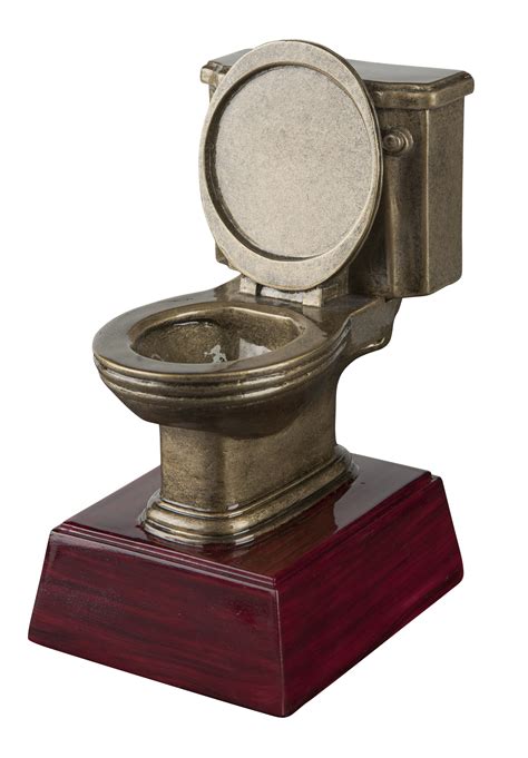 Toilet Bowl Resin Trophy AwardTrophy Trolley