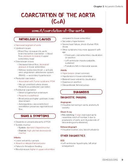 Coarctation of the aorta | Osmosis