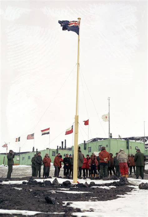 Antarctic Photo Library - Photo Details - 1969-Scott-Base-flags.jpg