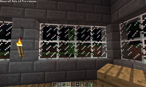 The downside of glass panes. : Minecraft