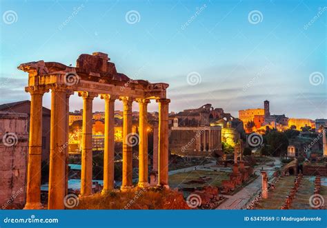 Aerial View of Roman Forum in Rome Stock Image - Image of rome ...