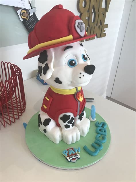 3D Marshall Paw Patrol Cake - CakeCentral.com