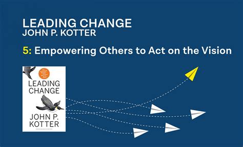 Kotter's Leading Change Step 5: Empowering Others to Act on the Vision