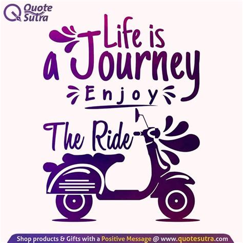 Life is a Journey. Enjoy the Ride! :) . . #Happiness #life #quote #qotd ...