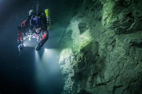 The World's Deepest Underwater Cave is Over 1,300 Feet Deep