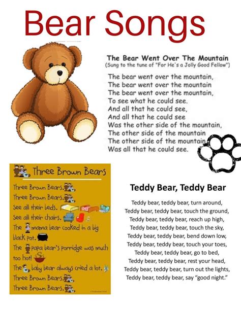 Fun Teddy Bear Songs for Preschoolers